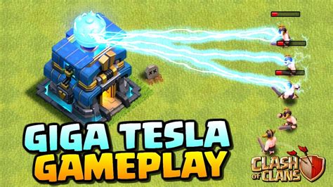 coc mega tesla|giga tesla coc.